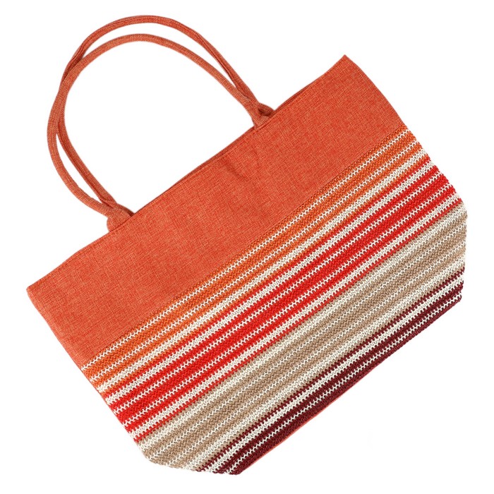 Geanta, BAG, Plaja, Iuta, 50x55x16cm, Multicolor, Geanta