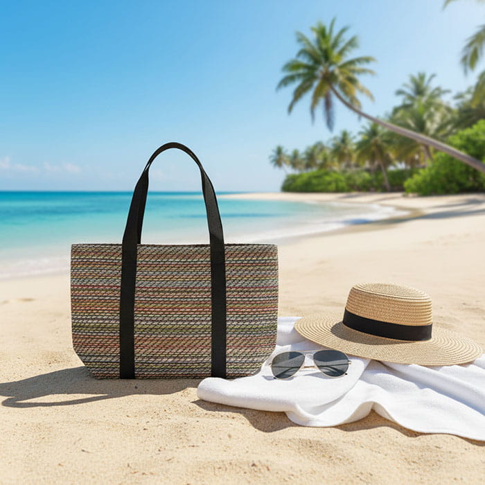 Shopping bag, BAG, Plaja, Jute, 54x35x16cm, Multicolour, Bag
