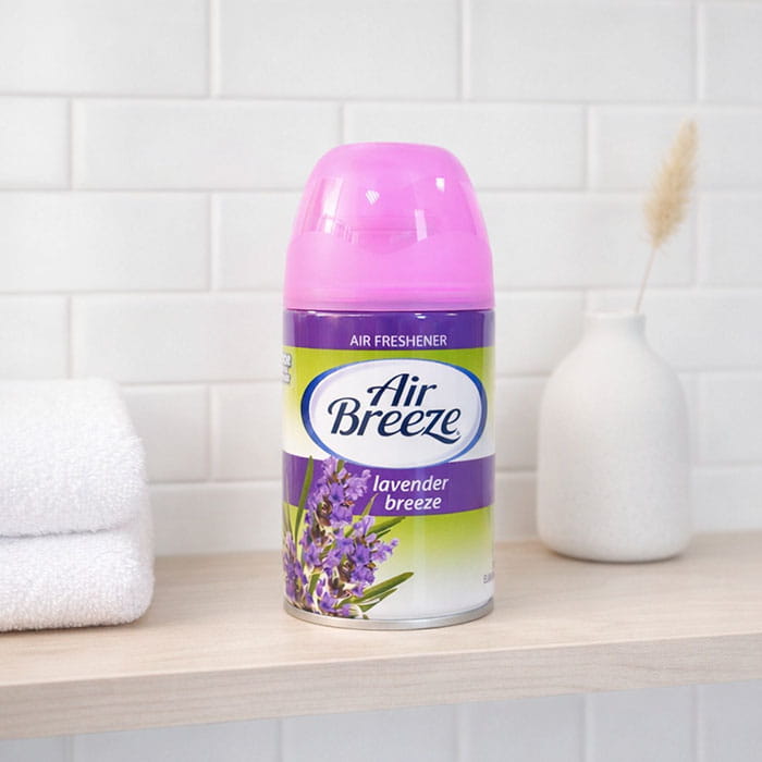 Air freshener replacement balon, AIR BREEZE, 250ml, Aerosol, Lavender breeze (Lavender), Roz/Mov
