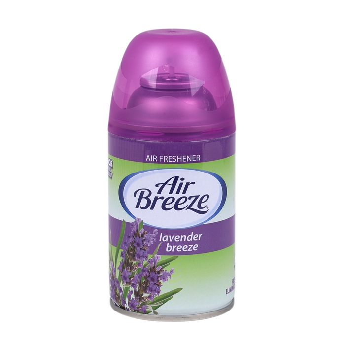Air freshener replacement balon, AIR BREEZE, 250ml, Aerosol, Lavender breeze (Lavender), Roz/Mov