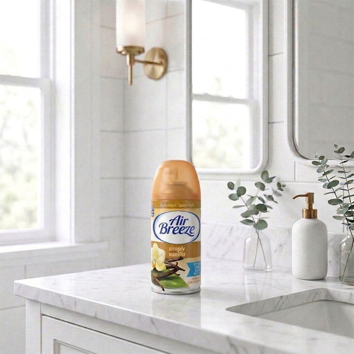 Air freshener replacement balon, AIR BREEZE, 250ml, Simply vanilla (Vanilla), Aerosol, Interior/Exterior