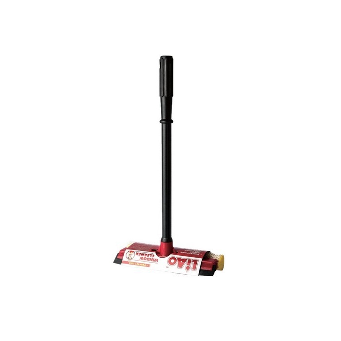 Racleta, LiAo, Plastic/Cauciuc, 20.0cm, Rosu/Negru