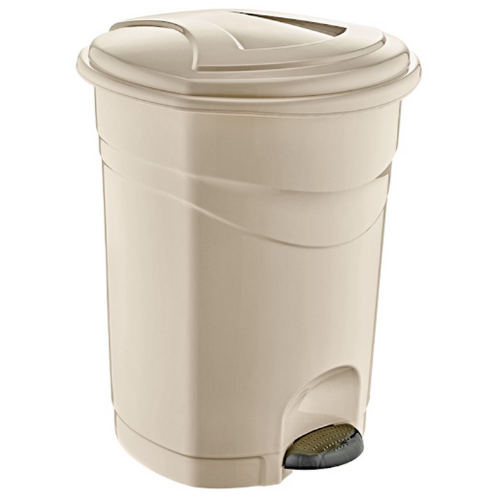 Cos gunoi, BEE HOME, Cu pedala, 50L, Plastic, 30cm