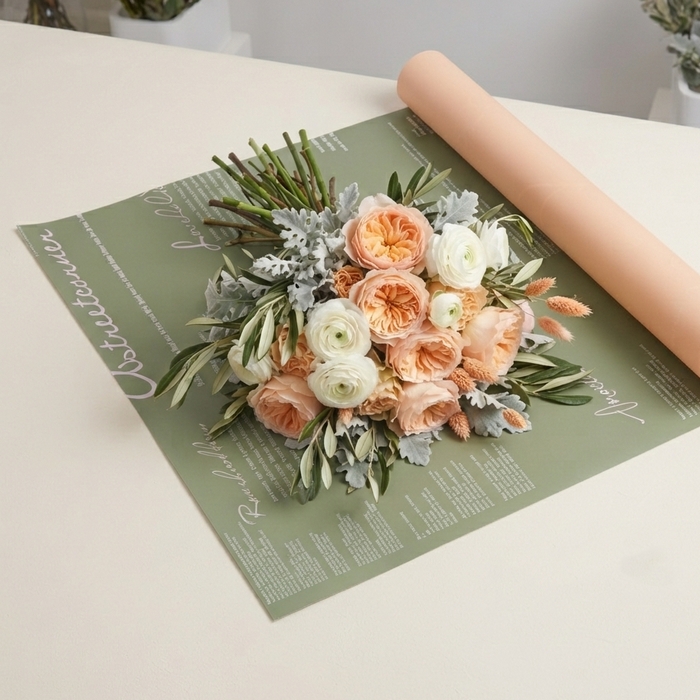 Film for flowers, GS, 20 pcs, PVC, 57x57 cm
