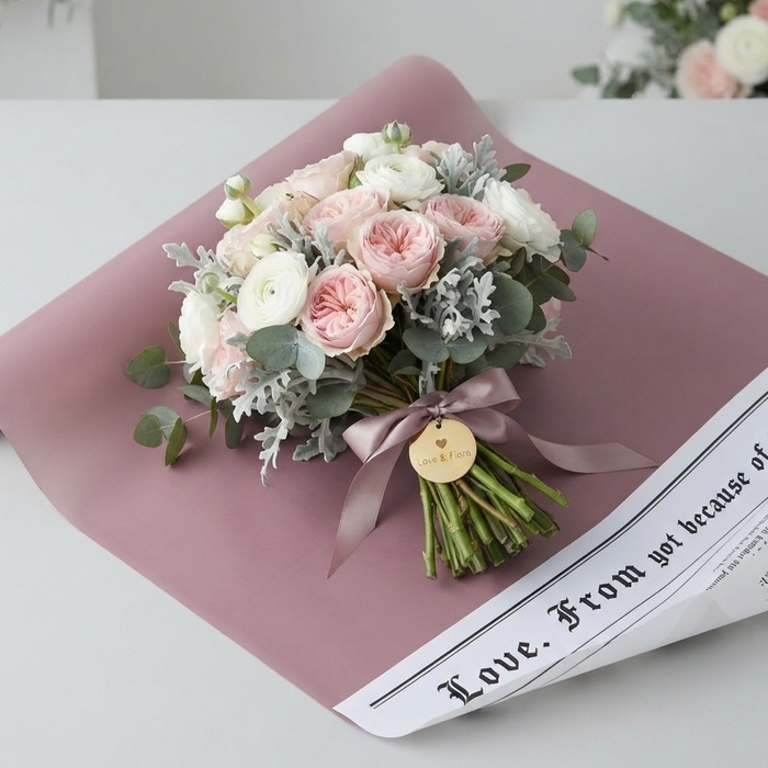 Film for flowers, GS, 20 pcs, PVC, 57x57 cm