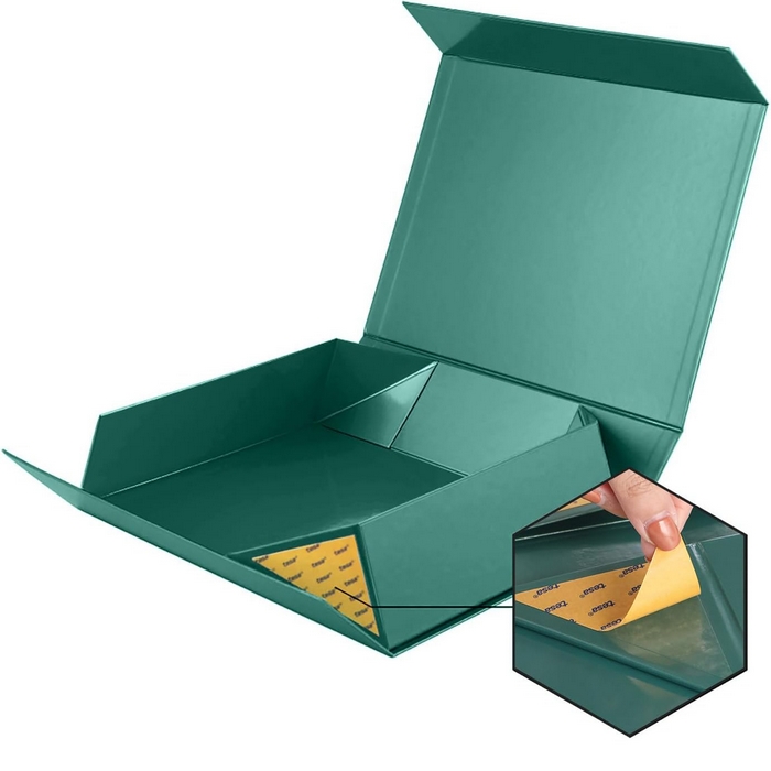 Cutie cadou pliabila, GS, 33x25x12cm, Carton, Verde