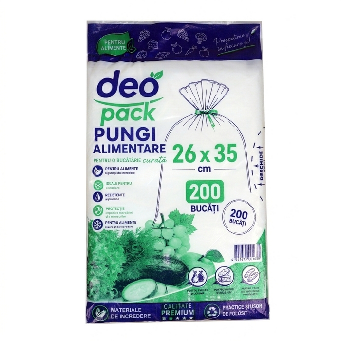 Ambalaj oxy-biodegradabil, Deoner, 26x35, 600gr