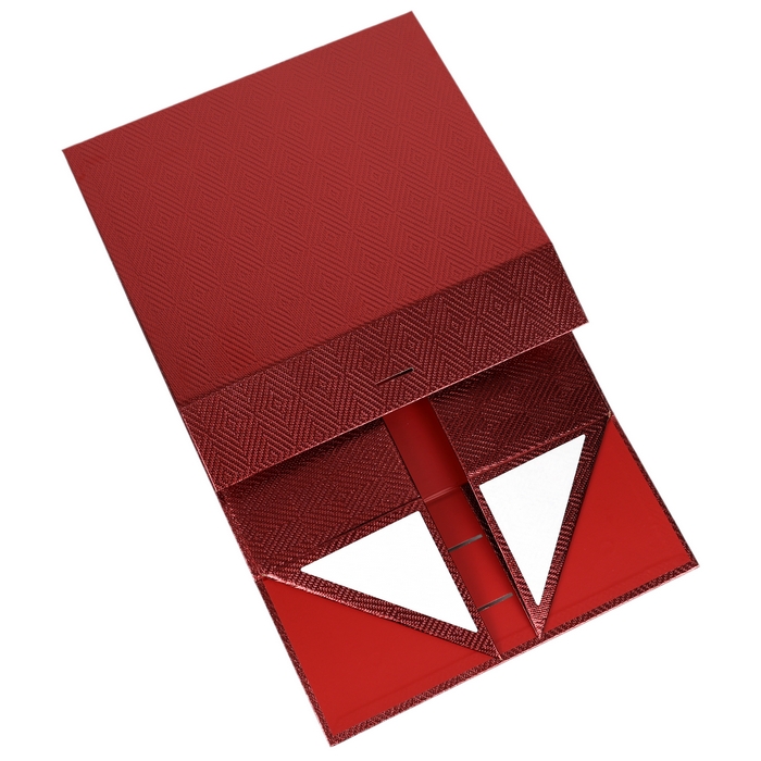 Foldable gift box, GS, 33.5x26x15.5 cm, Cardboard, Red