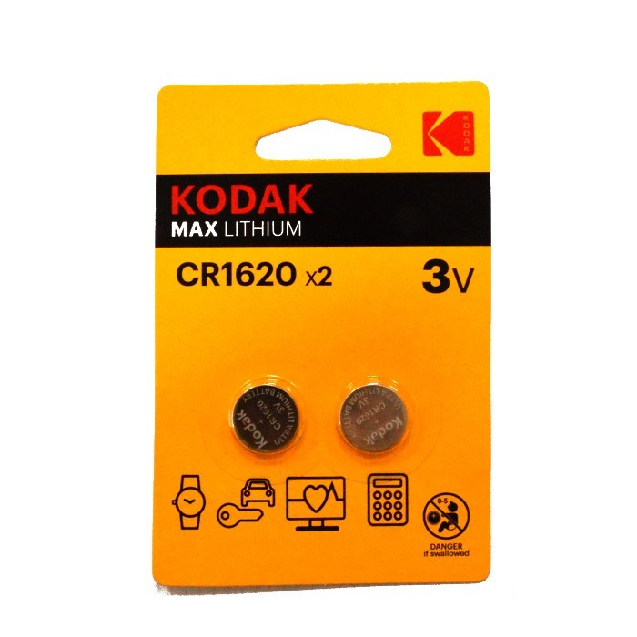 Set baterii, KODAK, 6 buc, MaxLithium, CR1620, 3V