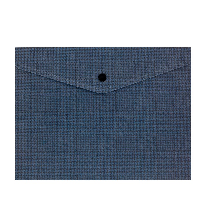 Mapa, AXENT, Plic, Tartan Blue, A5+, Plastic