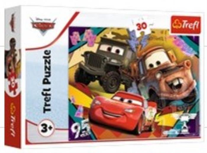 Puzzle, TREFL, 30 elemente, Cars, 3+