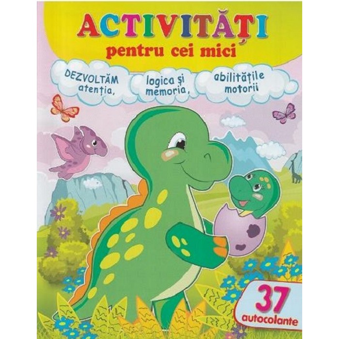 Activities for the little ones, Atlas-ABC, Dino with trifles