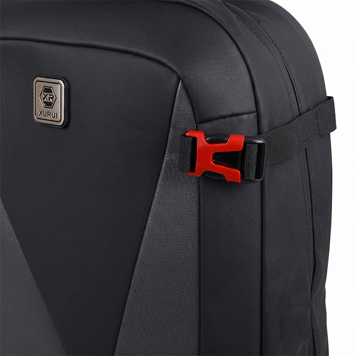Backpack, XURUI, Polyester, 45cm, For Boys, Black, Backpack
