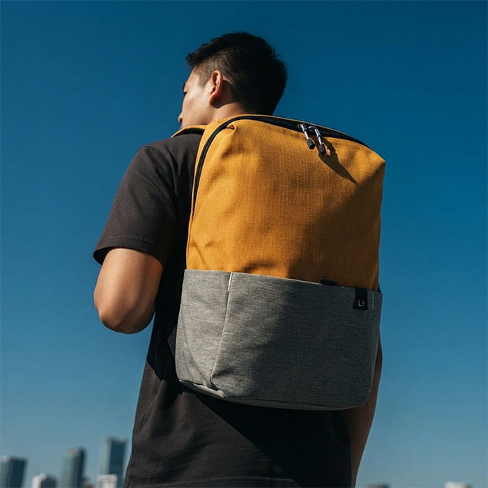 Backpack, BTS, 30x28x15 cm, Polyester, Various Colors