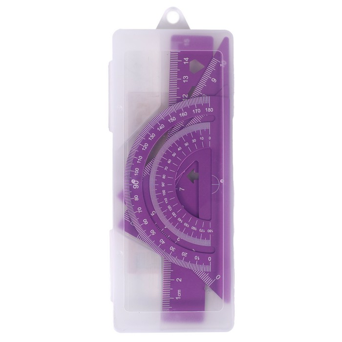 Set rigle, GS, 4 piese, Aluminiu, 15cm, Diverse Culori