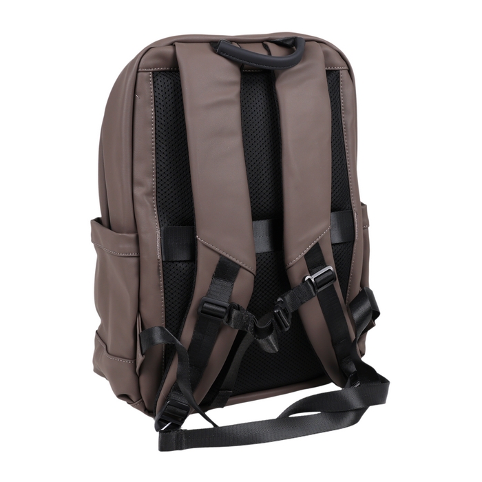 Ghiozdan, GS, Eco pielea Nappa, 46x26x13 cm, Cappucino