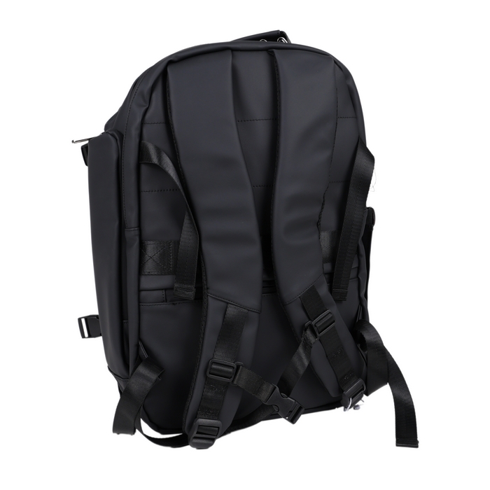 Ghiozdan, GS, Eco pielea Nappa, 45x30x18 cm, Negru