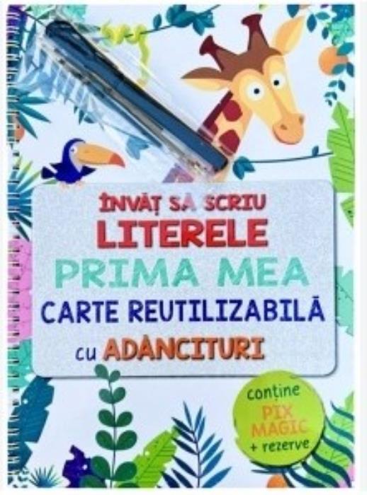 Caiet invata sa scrii, Atlas-ABC, Litere, Carton