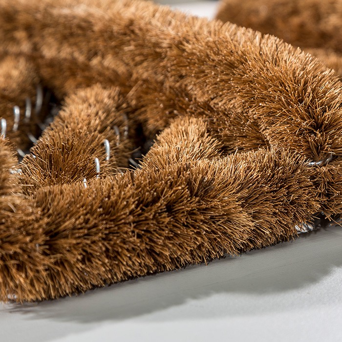 Входной коврик, ASTRA, 36см, 30см, 7 cм, Coco Brush, 100%Кокосавая Пальма, Коричневый, Прямоугольник с закругленными углами