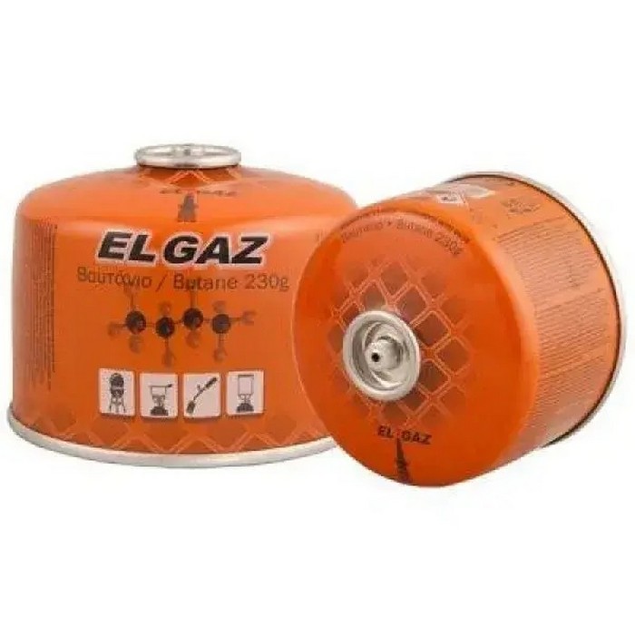 Cartus de gaz, ELGAZ, 230ml, Gaz Butan