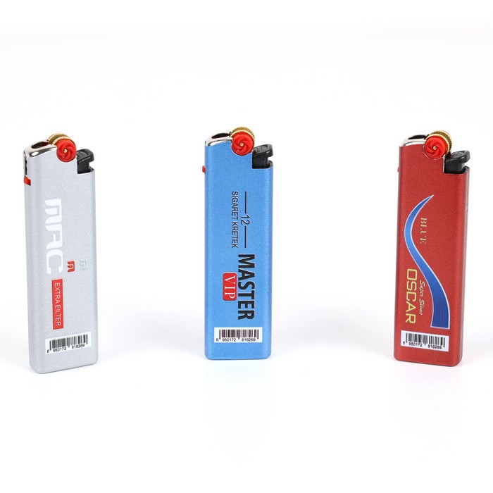 Pocket lighter, GS, Metal/Plastic, Various Colors