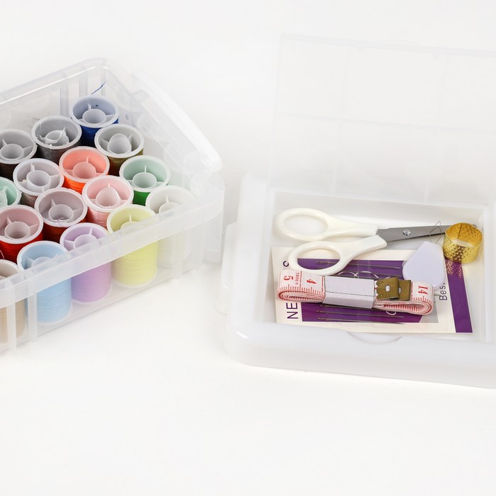 Sewing set, GS, 25 pieces, Plastic box