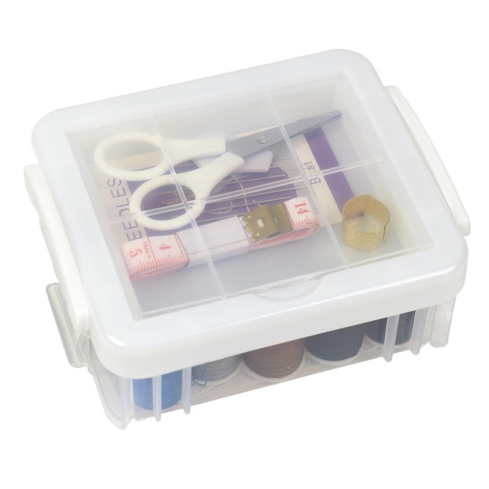 Sewing set, GS, 25 pieces, Plastic box
