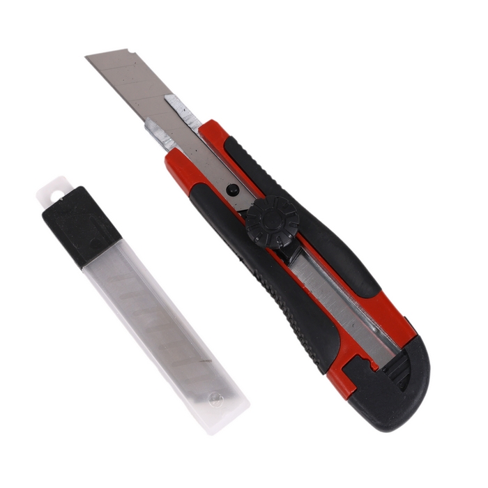 Cutter, GS, Plastic/Metal, 18 mm, Reserve knives, Various Colors