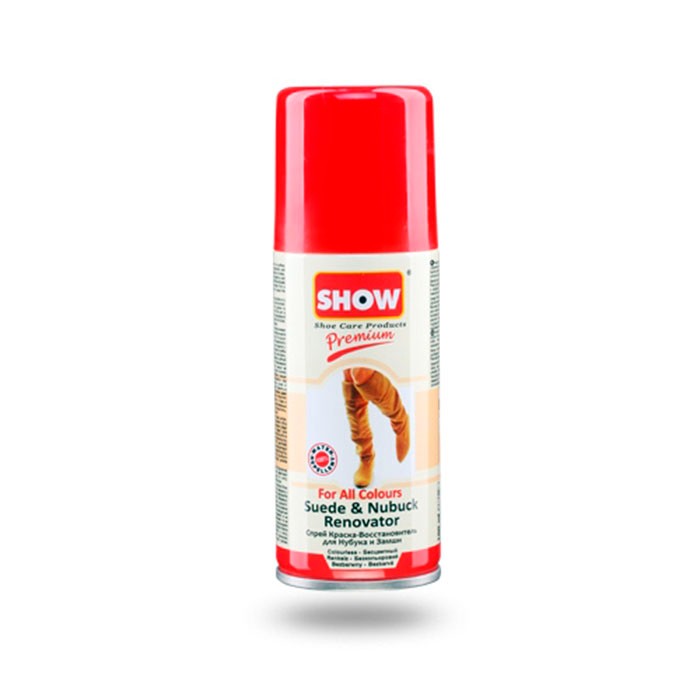 Vopsea incaltaminte, SHOW, Piele intoarsa/nubuc, 100 ml, Incolor, Lichid, Spray