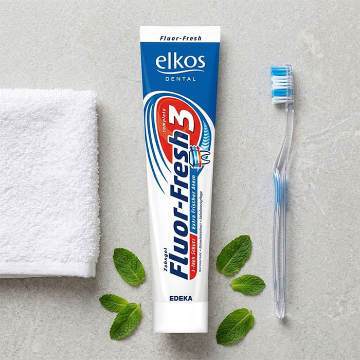 Toothpaste, ELKOS, 125 ml, Fresh, Toothpaste