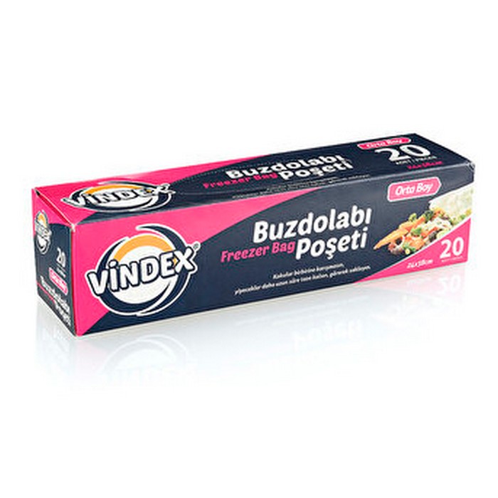 Pungi congelare, VINDEX, M, 20 buc