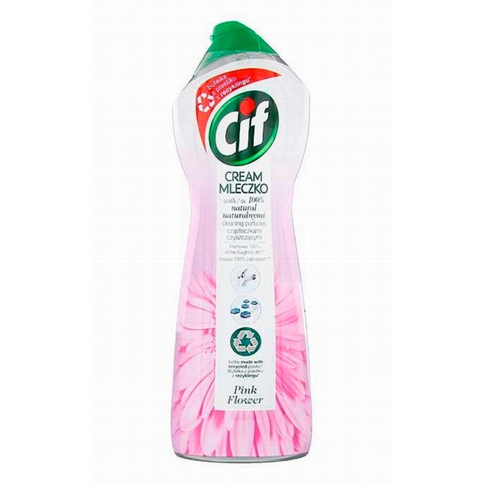 Crema de curatat, CIF, 780ml, Pink, Crema, Universal