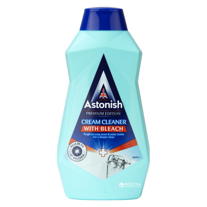 Anti-limescale solution, ASTONISH, For Bath, 500ml, Cream