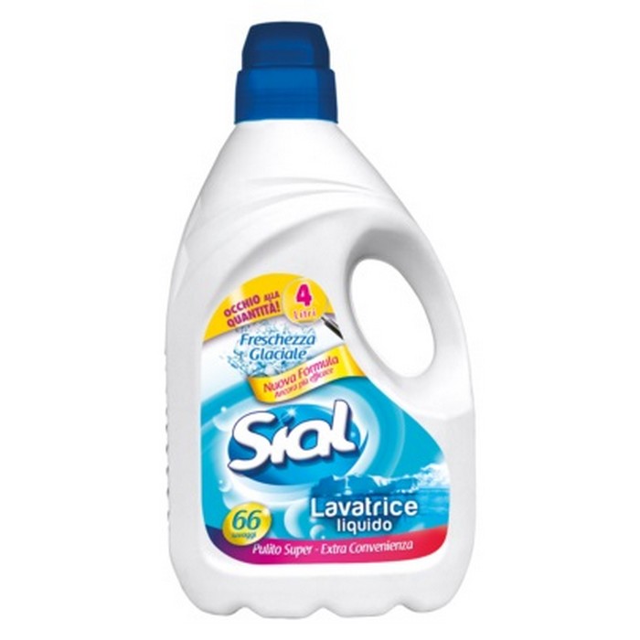 Laundry detergent, SIAL, Liquid, 4L, Glaciale