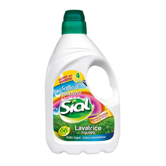 Laundry detergent, SIAL, Liquid, 4L, Primavera