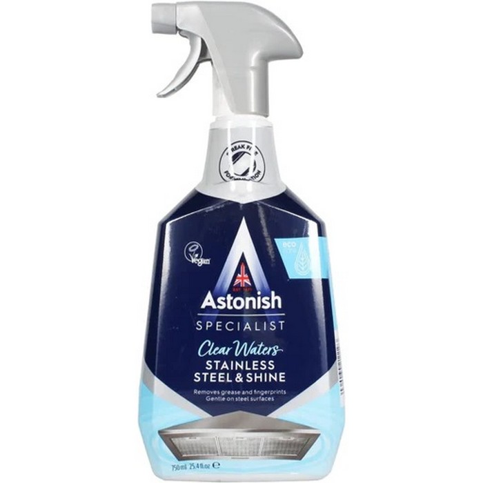 Cleaner, ASTONISH, Spray, 750ml, Inox