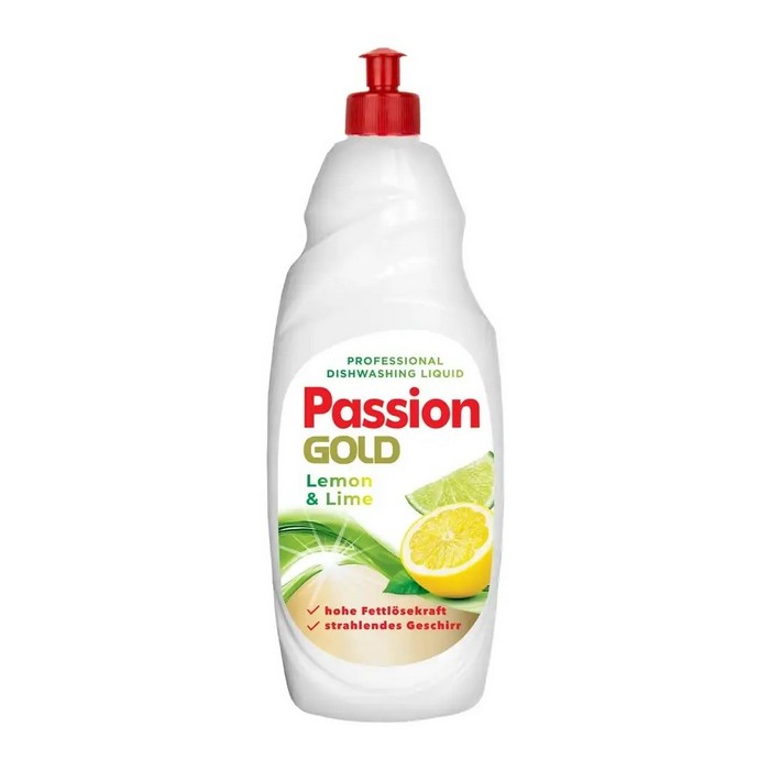 Dishwashing detergent, PASSION GOLD, 850ml, Lemon