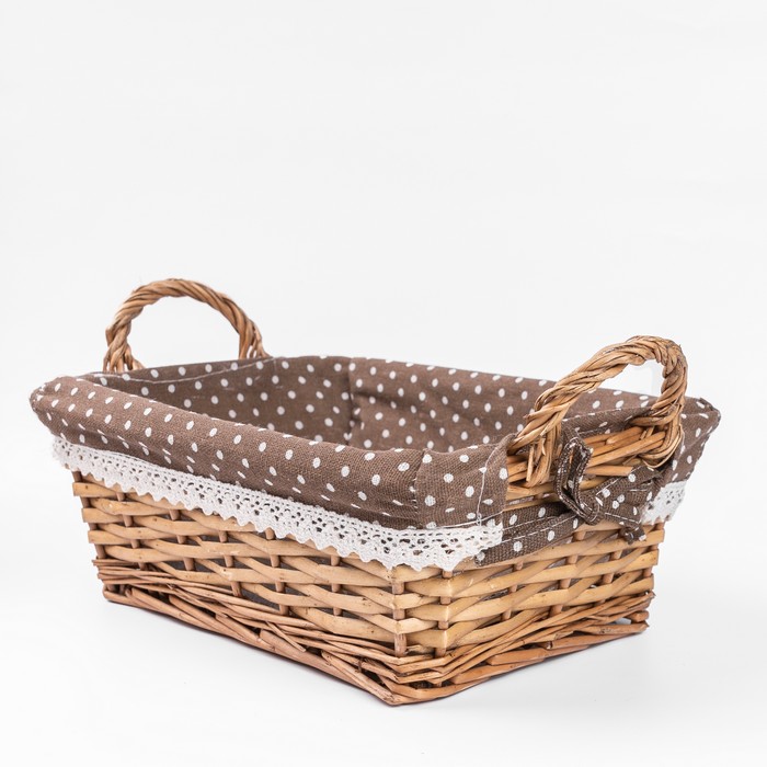 Набор корзин, GS, 3 предмета, Лоза, Текстиль