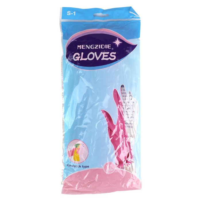 Manusi menaj, GS, 60gr, XL, Cauciuc, Roz