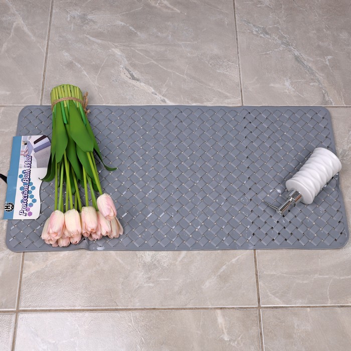 Covoras baie, BATH MAT, Cauciuc, 38x78 cm, Diverse Culori, Dreptunghiular