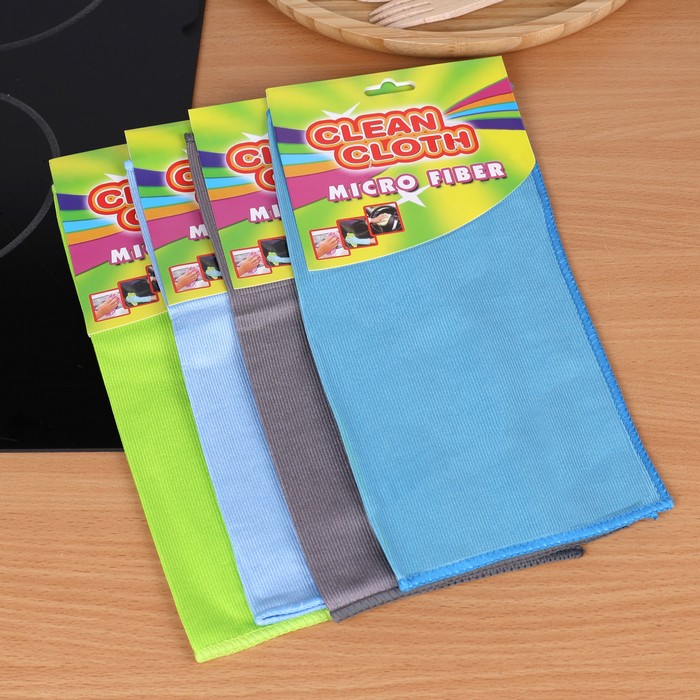 Laveta, MICROFIBER, Microfibra, 30x30cm, Sticla/Oglinda, Diverse Culori