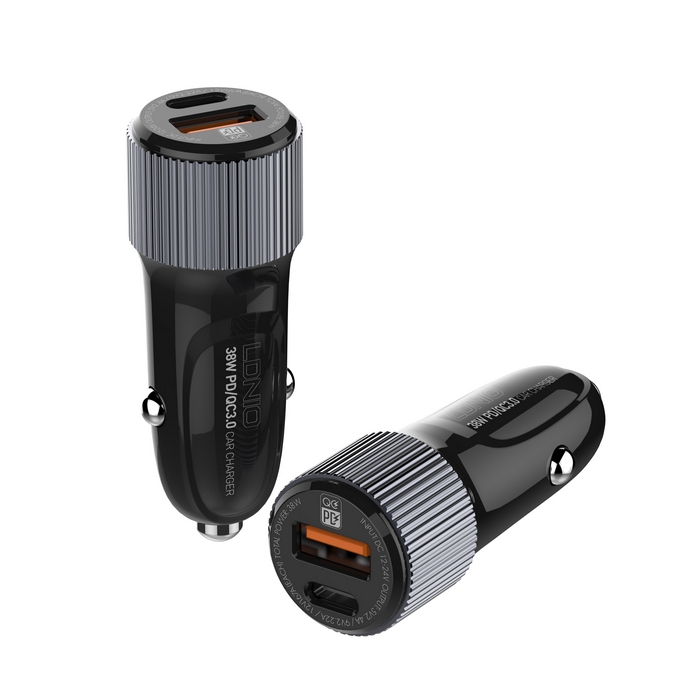 Incarcator auto, LDNIO, USB-TYPE-C, 36 W, 2.4 A, USB-C to USB-C