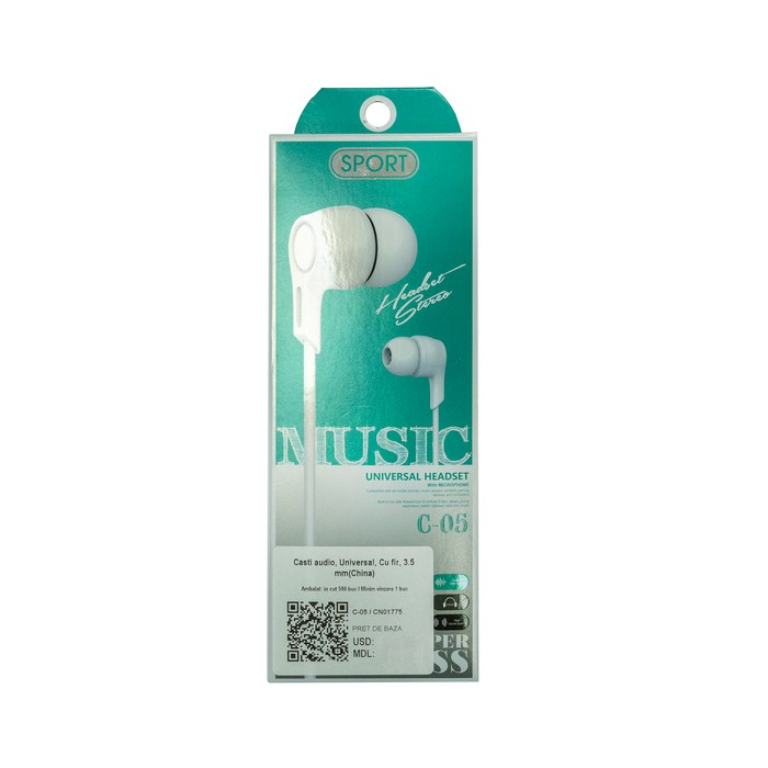 Headphones, KULANG, Universal, Wired, 3.5 mm