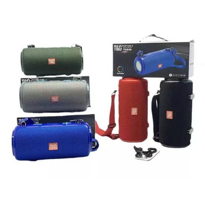 Boxa portabila, T&G, Baterie, Bluetooth 4.0, TF Card/AUX/USB