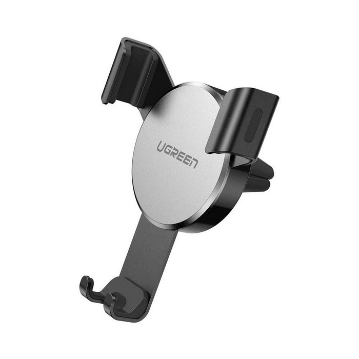 Car phone holder, UGREEN, Aluminium, ABS, Silicone, Black