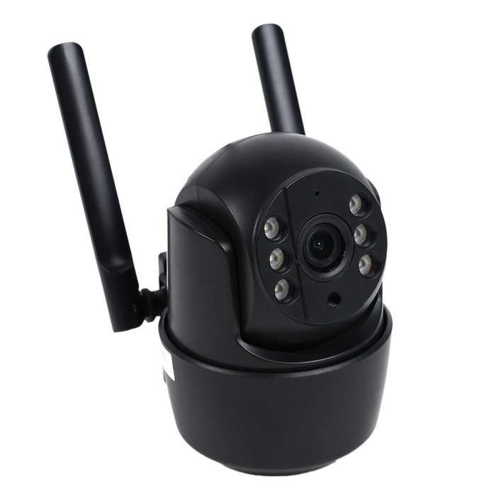 Камера наблюдения, GS, Wi-Fi, Пластик, Черный
