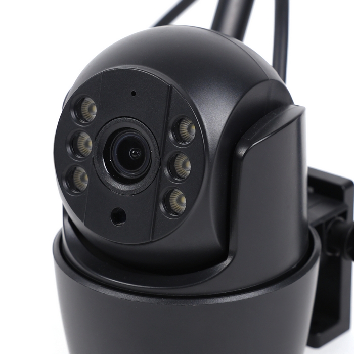 Камера наблюдения, GS, Wi-Fi, Пластик, Черный