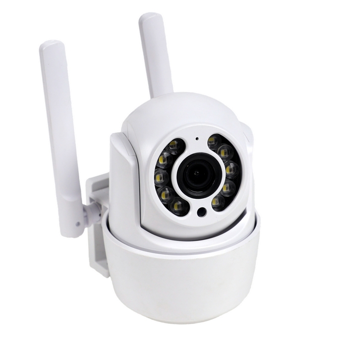 Camera de supraveghere, GS, Wi-Fi, Plastic, Alb