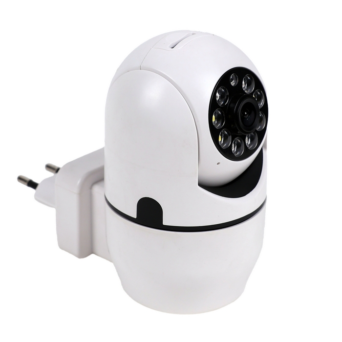 Camera de supraveghere, GS, Retea, Plastic, Alb