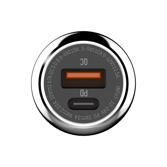 Incarcator auto, LDNIO, USB-A + USB-C, 38w, Plastic, Negru